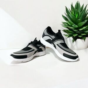 Vionic Vayda Slip On Shoes Sneakers Black & Grey Women’s Size 6.5